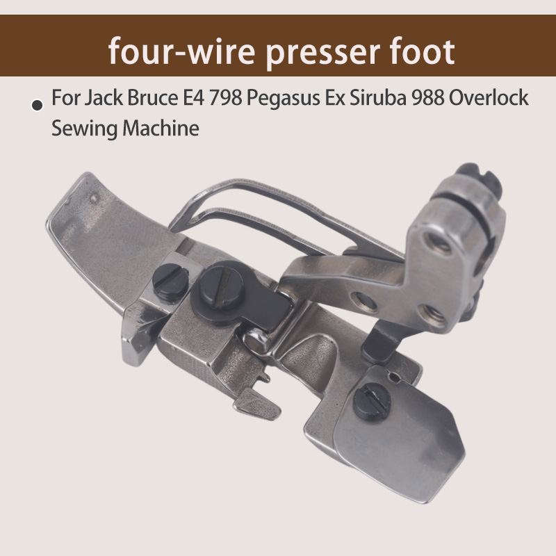 1PCS Four-Thread Presser Foot  - đánh giá và giá Textile Sewing Machine