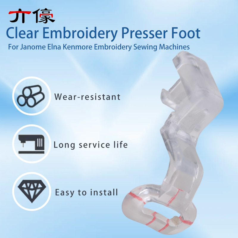 #830810008 Clear Plastic Embro - đánh giá và giá Textile Sewing Machine