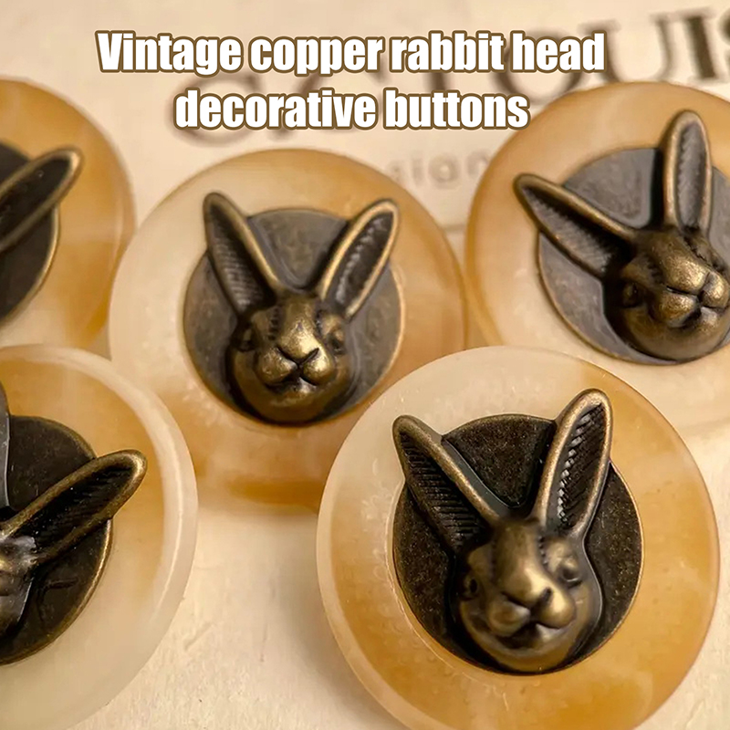 10pcs 25mm Vintage Copper Rabb - đánh giá và giá Vintage Sewing Textile